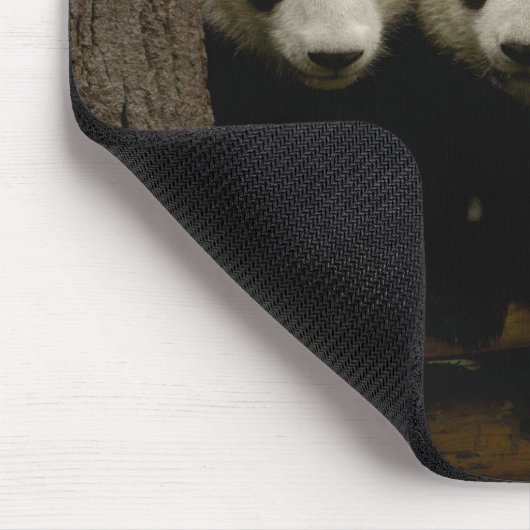 Ailuropoda melanoleuca) mousepad (Ecke)