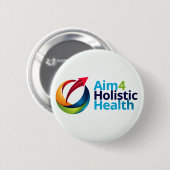 Aim 4 Holistic Health Button (Vorne & Hinten)