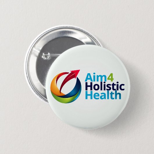 Aim 4 Holistic Health Button (Vorne & Hinten)