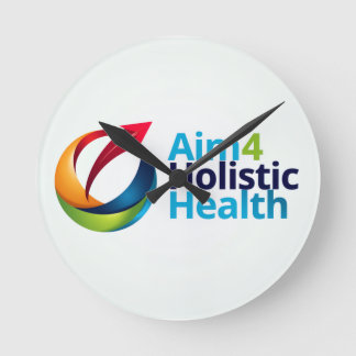 Aim 4 Holistic Health Runde Wanduhr