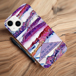 Aim at Sky Reach the Mountains Snow Alps Birthday Case-Mate iPhone 14 Hülle