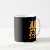 Aim Big Crypto Kryptowährung Blockchains Bitcoin Kaffeetasse (VorderseiteRechts)