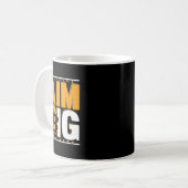 Aim Big Crypto Kryptowährung Blockchains Bitcoin Kaffeetasse (Vorderseite Links)