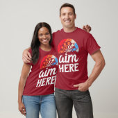 Aim Here Dart Throwing Shirt Gift Darts Shirt (Unisex)