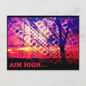 Aim High Card Postkarte (Vorderseite)