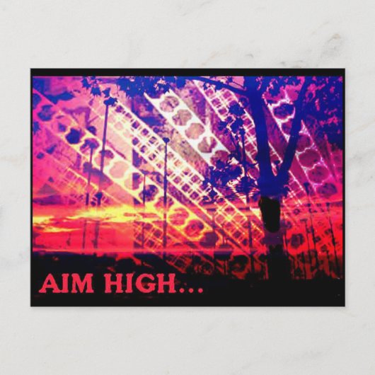 Aim High Card Postkarte (Vorderseite)