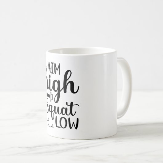 Aim High Squat Low Kaffeetasse (VorderseiteRechts)