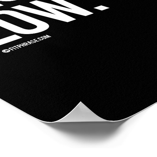 Aim High Squat Low - Typ Fitness -.png Poster (Ecke)