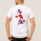 Aim High, Vote Lowe British Map Tri-Blend Shirt (Rückseite)