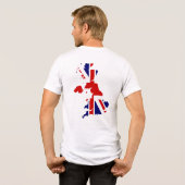 Aim High, Vote Lowe British Map Tri-Blend Shirt (Rückseite voll)