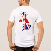 Aim High, Vote Lowe Statement British Map Tri-Blend Shirt (Rückseite)