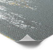 'Aim Higher' Graue und braune Abstrakte Kunst Poster (Ecke)