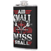 Aim Kleine Miss Kleine Vinyl Wrapped Flask 8 oz. Flachmann (Links)