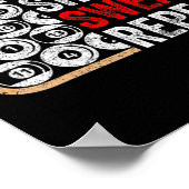 Aim Shoot Swear Wiederholung Funny Billiards Pool Poster (Ecke)