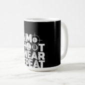 Aim Shoot Swear Wiederholung Funny Pool Billard 8 Kaffeetasse (VorderseiteRechts)