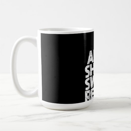 Aim Shoot Swear Wiederholung Funny Pool Billard 8 Kaffeetasse (Links)