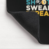 Aim Shoot Swear Wiederholung Pool Billard Player S Mousepad (Ecke)