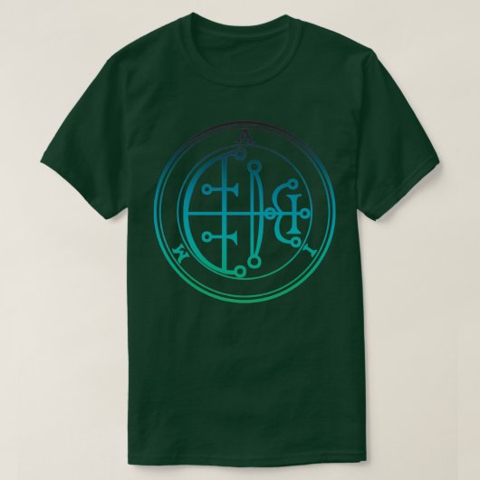Aim Sigil erhöht Onex27s Intelligenz Blau grün T-Shirt (Design vorne)