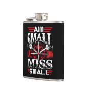 Aim Small Miss Small Dart Flask 6 oz. Flachmann (Links)