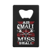 Aim Small Miss Small - Dart Player Geldbeutel Flaschenöffner (Vorderseite)