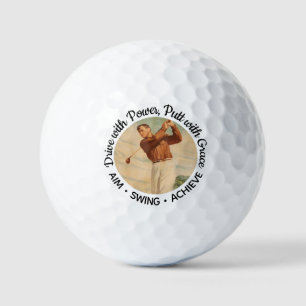 AIM SWING ERREICHEN Motivierend Golfbälle (Jones)