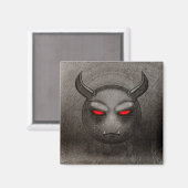 Aimant Devilmoji Vintag Magnet (Vorderseite/Rückseite)