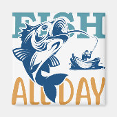 Aimant Fishing Tours Magnet (Vorne)