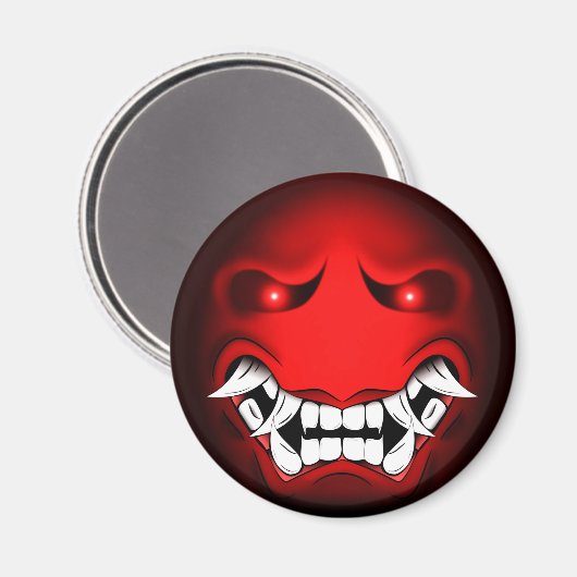 Aimant Samouraïmoji Magnet (Vorderseite/Rückseite)