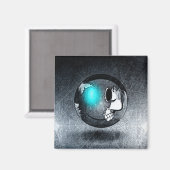 Aimant Walkermoji Vintag Magnet (Vorderseite/Rückseite)