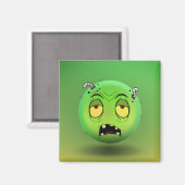 Aimant Zombiemoji Magnet (Vorderseite/Rückseite)