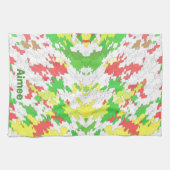 AIMEE ~ Christmas ~Red Yellow Green ~ ~ Geschirrtuch (Horizontal)