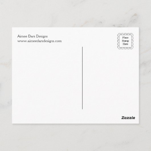 Aimee Dars Designs Postkarte (Rückseite)