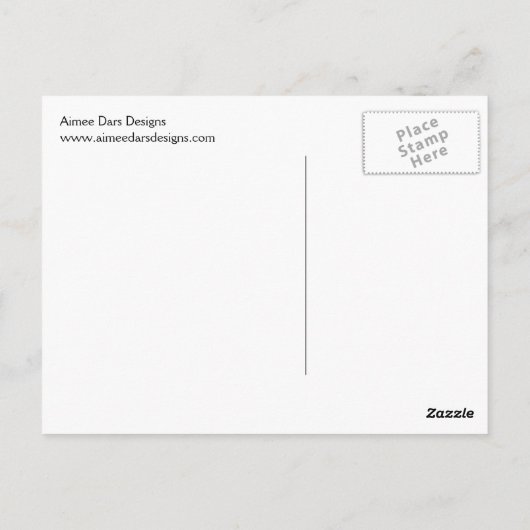 Aimee Dars Designs Postkarte (Rückseite)