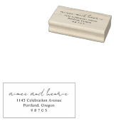 Aimee Rustic Script Modern Gummistempel (Stempel)