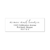 Aimee Rustic Script Modern Permastempel (Design)