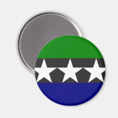 Aimelik, pakistanische Flagge Magnet (Vorderseite/Rückseite)