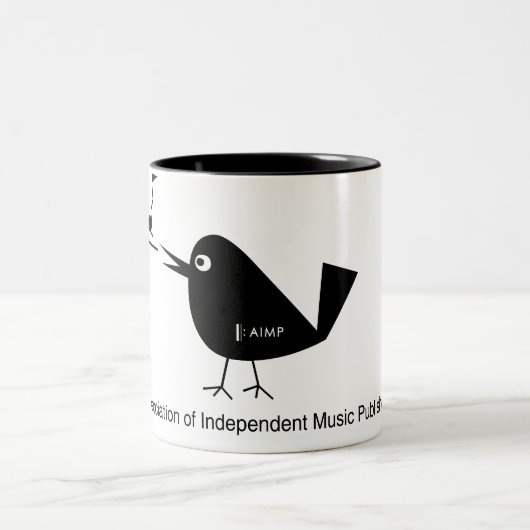 AIMP große Vogel-Tasse Zweifarbige Tasse (Mittel)