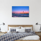 Ain Dubai Observation Wheel at Night Leinwand Art (Insitu (Schlafzimmer))