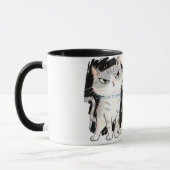 "Ain no Crumbs" Sassy Cat Tasse (Links)