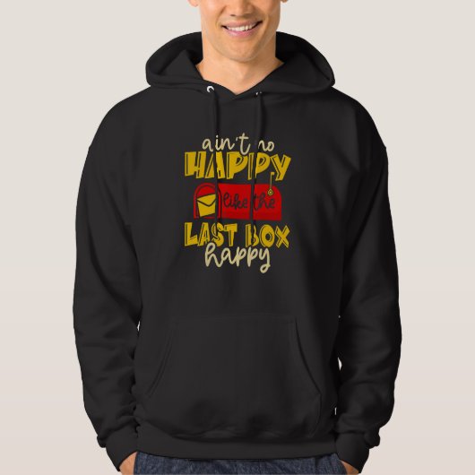 Ain not Happy Mailman Postal Worker Mail Lady Hoodie (Vorderseite)