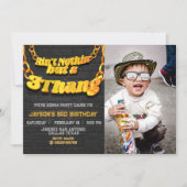 Ain Nothin, aber a 3 Thang mit Foto - Landschaft Einladung (Vorderseite)