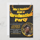 Ain Nothin nicht, sondern eine Graduierungsparty m Einladung (Vorderseite)