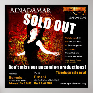 ainadamar 30x30 Poster