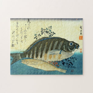 Ainame & Shima-hata - Japanischer Fisch aus Hirosh Puzzle