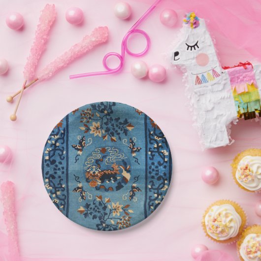 Aincent Chinese Deep Royal Blue Pappteller (Party)