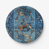 Aincent Chinese Deep Royal Blue Pappteller (Vorderseite)