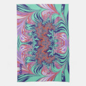 AINSLEY ~ Blue Green Red Lila ~ 3D ~ Geschirrtuch (Vertikal)