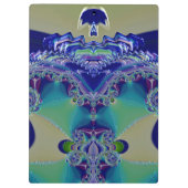 AINSLEY ~ WOW! STÄRKEN! Aqua Gelb Blau und Grün Klemmbrett (Rückseite)