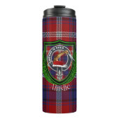 Ainslie Scottish Clan Tartan & Wappen Thermosbecher (Vorderseite)
