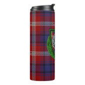 Ainslie Scottish Clan Tartan & Wappen Thermosbecher (Nach links gedreht)